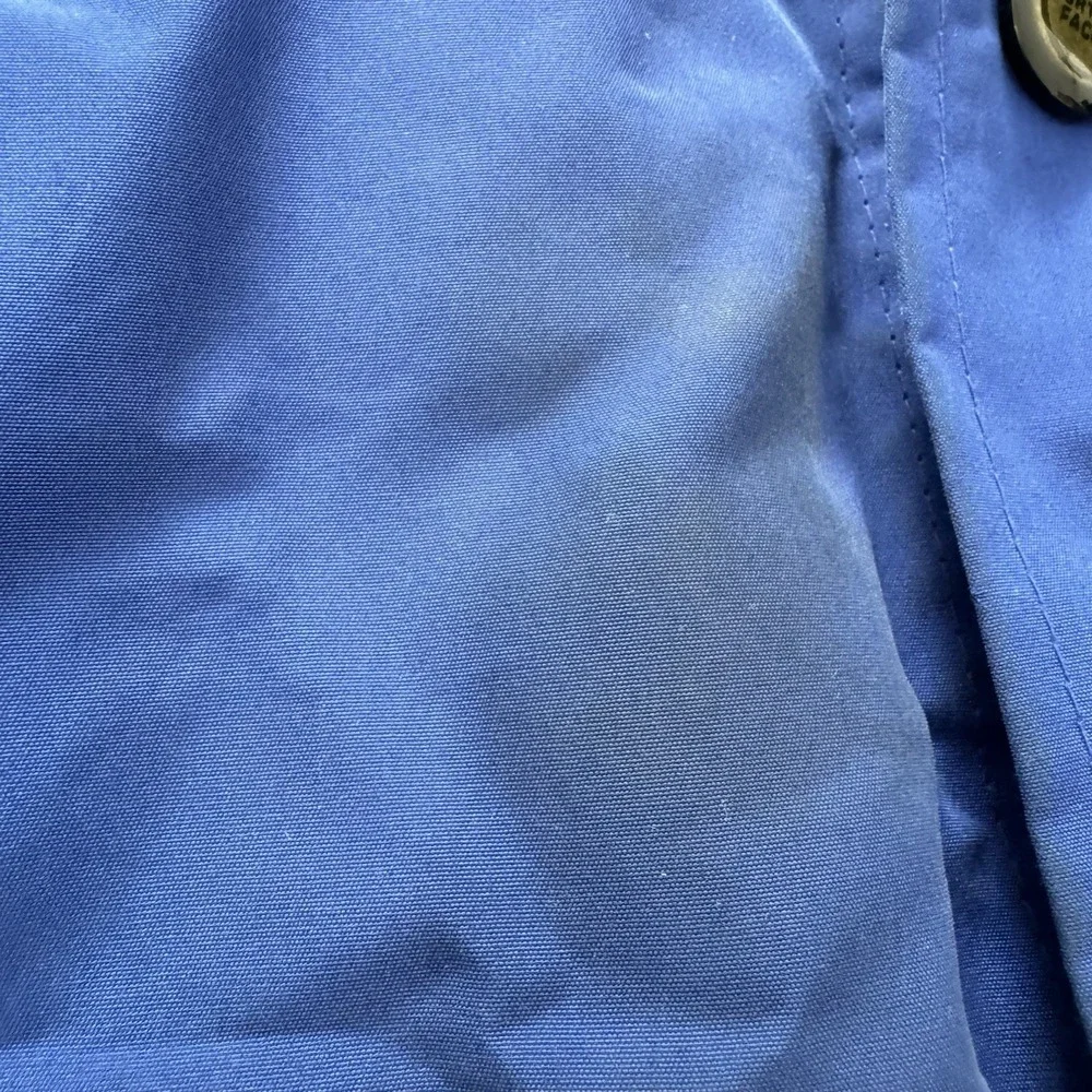 VTG The North Face TNF Goretex Blue Coat‎ Sz L FAIR READ